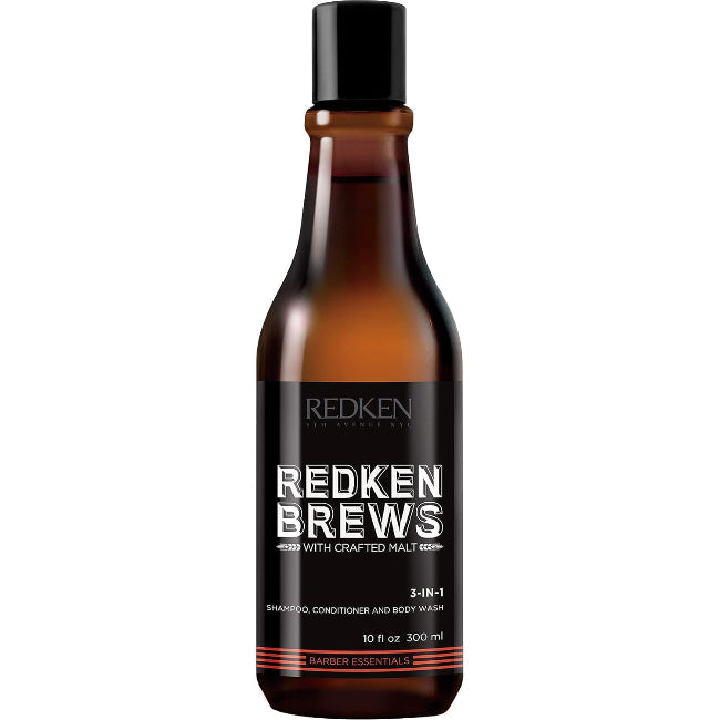Brews 3-In-1 Men's Shampoo, Conditioner and Body Wash
